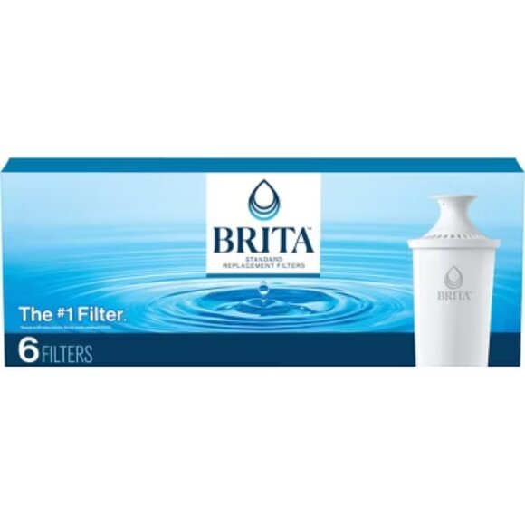 Brita Replacement Water Filters – Standard, 5 Sealed Filters (Open Box, 1 Used) - Picture 1 of 6